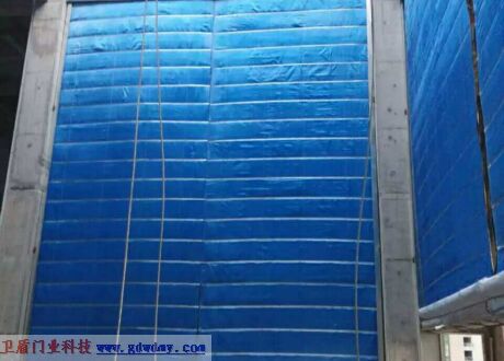 大跨度(20m)超高(25m)折疊提升式防火卷簾門